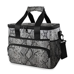 Snakeskin - Borsa termica isolata per picnic, 15 l, a tenuta stagna, con manico, per esterni, viaggi, shopping, campeggio, auto precio