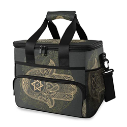 Hand Jew, borsa termica isolata da 15 l, borsa termica portatile a tenuta stagna, con manico a spalla, per esterni, viaggi, shopping, campeggio, auto en oferta