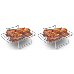 RUSWEST 2X Rack per Friggitrice Ad Aria per Friggitrici Ad Aria Un Doppio Cestello, Accessori per Friggitrice Ad Aria Rack per Disidratatore Compatibi características
