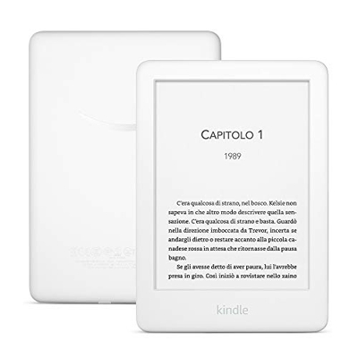 Kindle, ora con luce frontale integrata – senza pubblicità - Bianco (generazione precedente - 10ª)