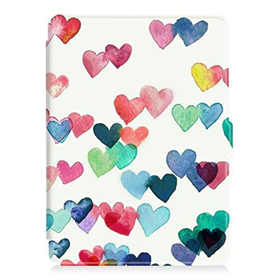 Custodia Per Kindle Paperwhite Da 6" (Solo Per 10A Generazione Rilasciata Nel 2018) - Smart Cover In Pelle Pu Leggera E Sottile Con Funzione Di Attiva