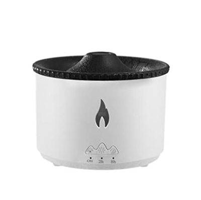 Flame Air Aroma Diffuser Humidifier, Flame Essential Oil Diffuser, Diffusore USB Ultrasonic Mist 3D Flame Effect, Waterless Auto Shut-off, for casa, U