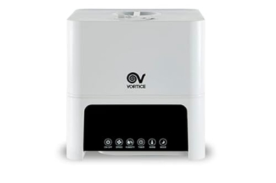VORTICE Vort Hydro Cube Umidificatore Ambiente ad Ultrasuoni, Diffusore Oli Essenziali per Bambini, Tanica 4L, Vapore Caldo/Freddo, Casa, Ufficio, Ult