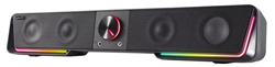 Speedlink Gravity RGB Stereo Soundbar - Altoparlante con connessione Bluetooth per smartphone/tablet - Illuminazione RGB - jack per cuffie e microfono características