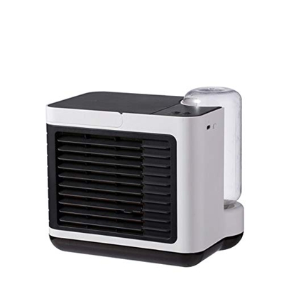Air Cooler Portable Mobile Air Conditioner 3 in 1 Coolers Humidifier Purifier with USB 3 Speeds Desktop Cooling Fan for Office Home Dorm Travel Blue (