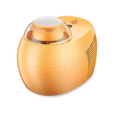 Small Automatic Yogurt Machine Refrigerated Children's Homemade Ice Cream Machine Ice Cream Machine (Color : Green) (Yellow) (Yellow) (Yellow)
