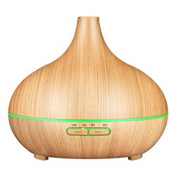ANSTA 500ml diffusore di olio essenziale, umidificatore ultrasonico, mute automatico, diffusore di aromaterapia elettrico, 14-colore opzionale, impost en oferta