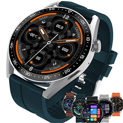 Smartwatch Orologio Intelligente Chiamata Bluetooth, Tracker di Fitness con Frequenza Cardiaca, Pressione Sanguigna, Ossigeno nel Sangue E Monitoraggi en oferta