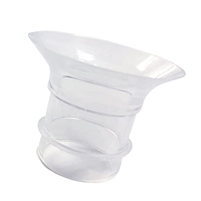 Generic Inserto flangiato - Calibro per Corno tiralatte Piccolo - Coppa di Raccolta 17/19/21/24 mm per Accessori per tiralatte a Tre Vie e indossabili