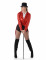 Costume giacca cabaret rossa donna en oferta