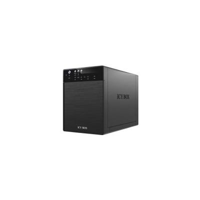 IB-RD3640SU3, 8,89 cm (3.5'') , 0, 1, 3, 5, 10, SATA, Seriale ATA II, Serial ATA III, Nero, Ventola estrattore fumi, HDD, Potenza, Alluminio, Plastica