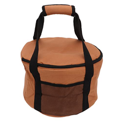 Borsa da campeggio Borsa da campeggio per stoviglie Borsa da campeggio 13,7L Grande capacità Fodera morbida Borsa da picnic rotonda impermeabile per u características