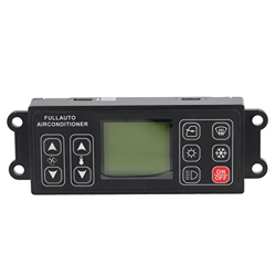 Controller per condizionatore d'aria per escavatore, pannello di condizionamento dell'escavatore per cablaggio terminale universale compatto a 10 tast en oferta