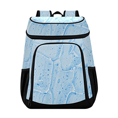 BMINO Zaino Termico Borsa for refrigeratore Impermeabile Picnic Cooler Zaino Stampa in Marmo Sacchetti per i pasti (Color : 06)