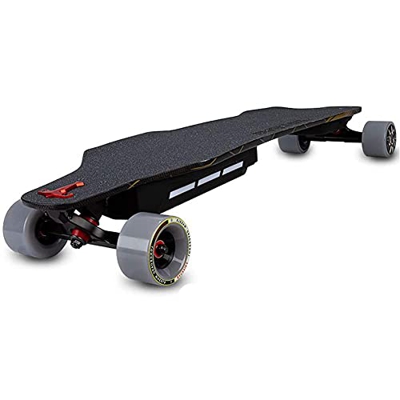 AUNIVO Skateboard Elettrico Skateboard con Freno Multifunzionale Skateboard con Telecomando Bluetooth a Quattro Ruote motrici Longboard