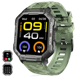 Orologio Smartwatch Uomo Fitness - Orologi Digitale Impermeabile Bluetooth Parlante (risposta/chiamata) Militare Smart Watch 1,82" Sport Tracker Cardi en oferta