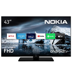 Nokia Smart Televisione Android TV - 43 Pollici (108 cm) Televisore HD, HDR10, WiFi, LED, DVB-C/S2/T2, Google Play Store, Netflix, Prime Video, Disney en oferta