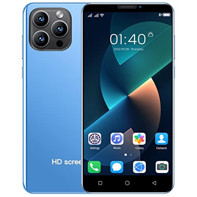 MsMga Smartphone Offerta del Giorno, 4.7" IPS Display, Android Smartphone, 4GB ROM(32GB Espandibili),Dual SIM Economici 3G Telefoni Mobile (IP13Pro-Bl
