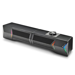 NGS GSX-B1200 - Barra Sonora Rimovible 2.0 Gaming, Potenza in Uscita 12W, Luci RGB, Compatibile con Bluetooth 5.0 + Tecnologia di Ingresso Jack en oferta