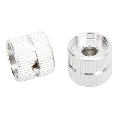 Manopola per chitarra in metallo, facile da installare Sostituzione ad alta durezza Dimensioni standard 2 pezzi Manopole di controllo per chitarra per