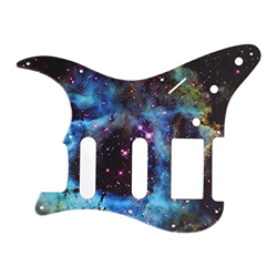 Piastra di protezione per chitarra, pellicola protettiva per battipenna per chitarra Installazione facile con motivo a cielo stellato per suonare en oferta