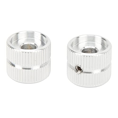 Kit Manopole Chitarra, Manopole Pannello Chitarra Facile da Installare Sostituzione Resistente Alla Corrosione Antiscivolo 2 PZ Dimensioni Standard pe