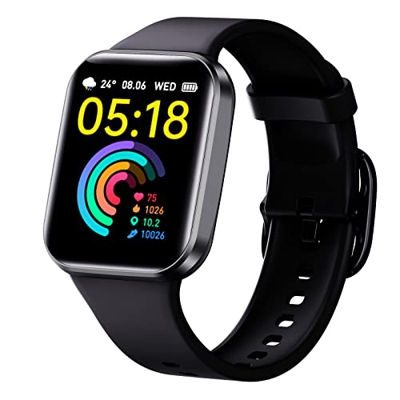 Smartwatch, 2022 Orologio Fitness Uomo Donna, 1,69" Fitness Tracker, Impermeabil IP67 Smart Watch Sportivo con Cardiofrequenzimetro, Monitor Sonno, Sp
