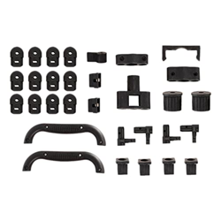 LOVIVER Carrello Push Pull ADD Ons Durevole Pieghevole Facile da Installare Accessori Carrello Portatile per Picnic Camping Shopping, nessun Cuscinett características