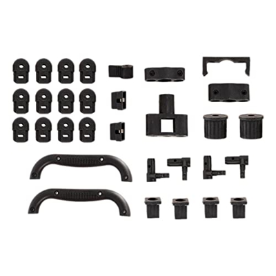 LOVIVER Carrello Push Pull ADD Ons Durevole Pieghevole Facile da Installare Accessori Carrello Portatile per Picnic Camping Shopping, nessun Cuscinett