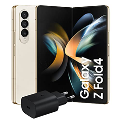 Samsung Galaxy Z Fold4 Smartphone 5G Caricatore incluso, Smartphone pieghevole Android SIM Free, 512GB, Display Dynamic AMOLED 2X 6.2”/7.6”1,2, Beige  en oferta