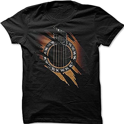 QSDF Acoustic Guitar Ovation takemine Martin Birthday Gift t-Shirt