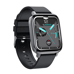 PERONN Braccialetto Bluetooth Smartwatch contapassi 1.7 HD Display Frequenza Cardiaca Sonno Monitor Salute Braccialetto Intelligente (nero) características
