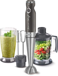 Ver Sencor minipimer SHB 5608BK, frullatore ad immersione 4 in 1, frullatore elettrico con bicchiere da 800ml, tritatutto elettrico, fruste elettriche , p y sus características Sencor minipimer SHB 5608BK, frullatore ad immersione 4 in 1, frullatore elettrico con bicchiere da 800ml, tritatutto elettrico, fruste elettriche , p precio