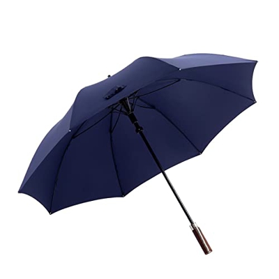 Ombrelli Grandi ombrelloni da Uomo d'Affari da Esterno Deluxe con Manico in Legno Antivento, Impermeabili, ombrelloni a Prova di Sole Sport e Tempo Li