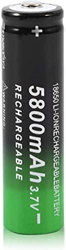 3 7V 5800mAh Batteria Ricaricabile Li-ioni Per Lampada A LED Torcia LED Telecamera Telecamera Telecomando Telecomando Power Bank Sveglia,6 PZ precio