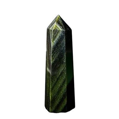 GHYSYR Naturale 1 PZ Crystal Tower Point Torre Malachite Torre Natural Crystal Wand Guarire (Size : 6-7cm)