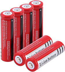 Batteria Ricaricabile Per Batteria Al Litio Da 3000 MAh 18650 3.7v 3000mAh Per Torch Bank 6pieces en oferta