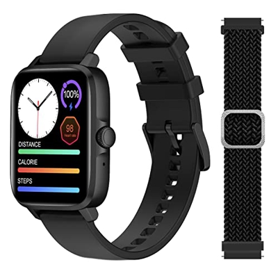 Smartwatch, Qoosea 2022 Nuovo 1,9'' Touch Orologio Intelligente Uomo Donna, Sportivo Bluetooth Fitness Tracker con Sonno Cardiofrequenzimetro, Activit