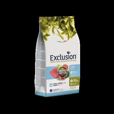 Exclusion Mediterraneo Puppy Small Breed Tonno: 2 kg