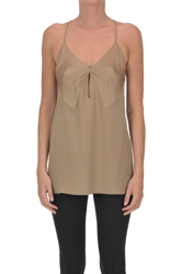 Crepè and satin top características