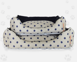 Sofa Pois Blue e Bianco Nasonero: 70 x 50 cm en oferta