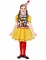Costume da clown colorato per bambino