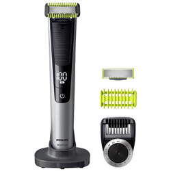 OneBlade Pro QP6620/30 Rasoio Elettrico Wet & Dry Ricaricabile Colore Nero / Argento en oferta