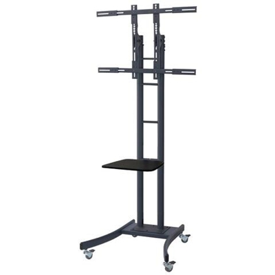 Floor Stand / Trolley 37-85in Til Bk. Max125kg. Vesa200x200to870x620mm
