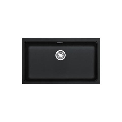 Lavello KBG110-70NB 1 Vasca Dimensioni 74 x 41 cm Colore Nero Serie Kubus Sottotop