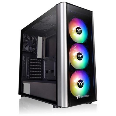 Case Level 20 MT ARGB Middle Tower ATX, Micro-ATX, Mini-ITX 2 Porte USB 3.0 Colore Nero / Argento (Finestrato)