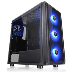 Versa J23 TG RGB Case per Desktop PC, Nero en oferta