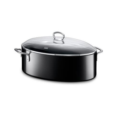 Casseruola ovale Professional 36,5 x 25,5 cm 8,1 l colore nero