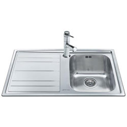 Lavello LEH861S 1 Vasca Dimensioni 34 x 40 cm Inox Serie Rigae en oferta