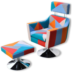 Poltrona Tv Design Patchwork In Tessuto características